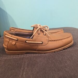 New $110 Men's Sperry Top-Sider Leeward 2-Eye Sahara Boat Shoe Size 11.5